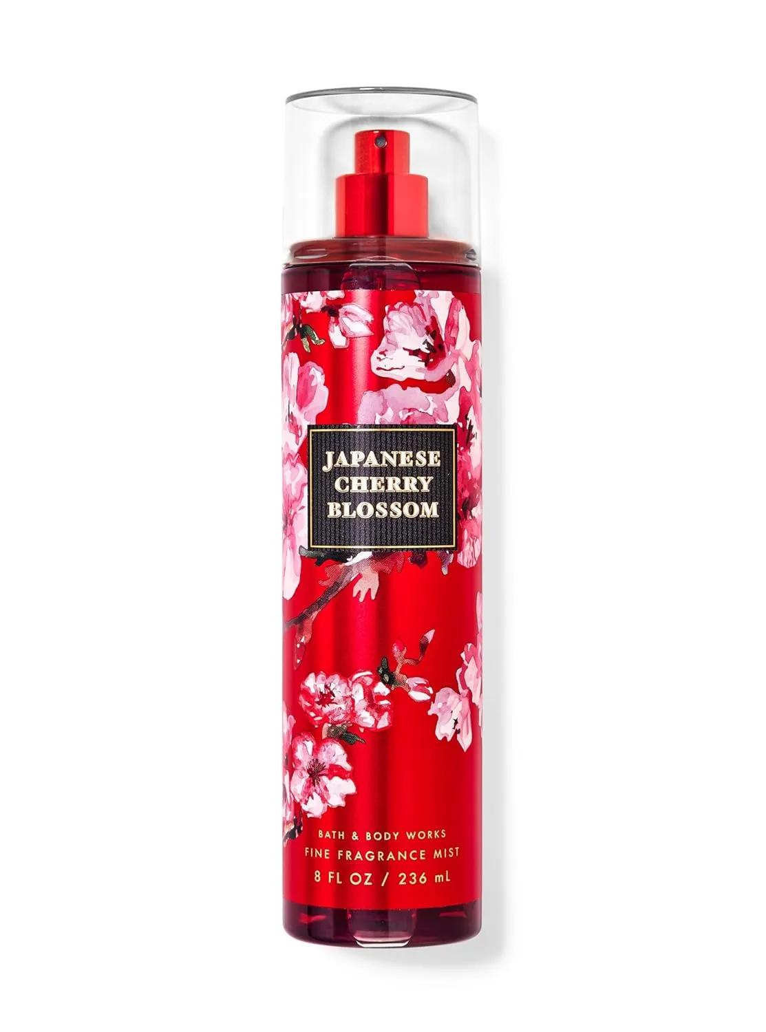 Bath & Body Works Japanese Cherry Blossom Fine Fragrance Mist | 236 ml / 8 fl oz | Fragrance - Botanicals & Blooms | Gender - Women