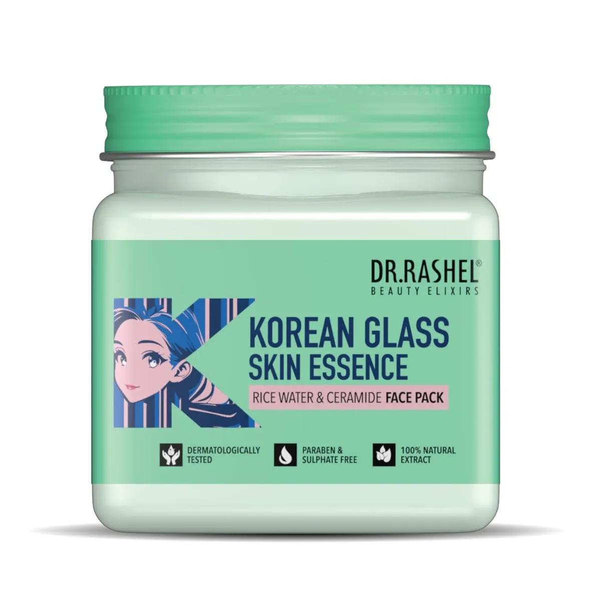 DR.RASHEL Korean Face Pack | With Natural Extracts for Glass skin| Brightening & Hydrating | Glowing Skin | Pore Refining & Nourishing Formula | 380ml