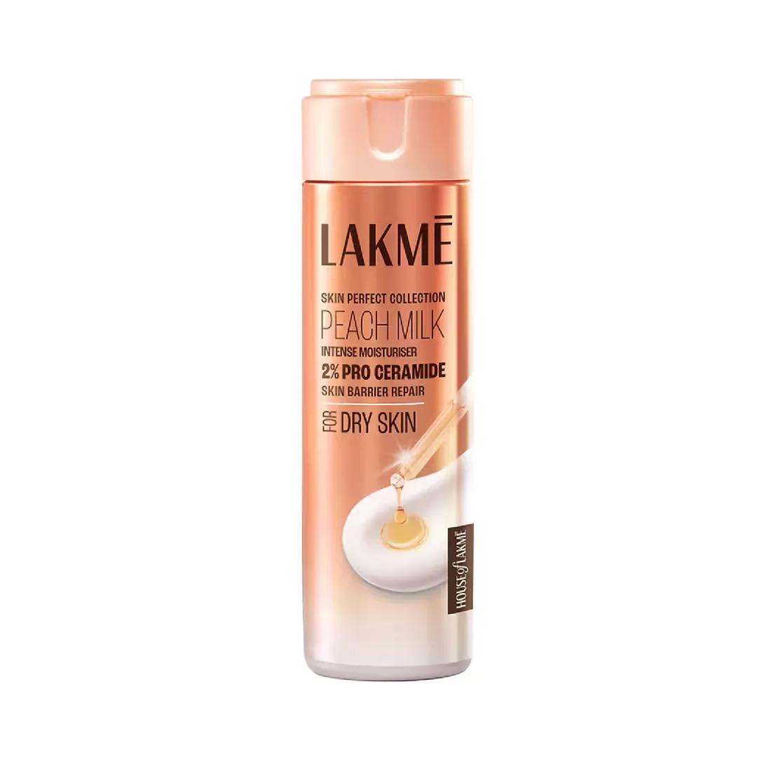 Lakme Peach Intense Moisturiser 2% Pro Ceramide Skin Barrier Repair All Skin Types (60 ml)