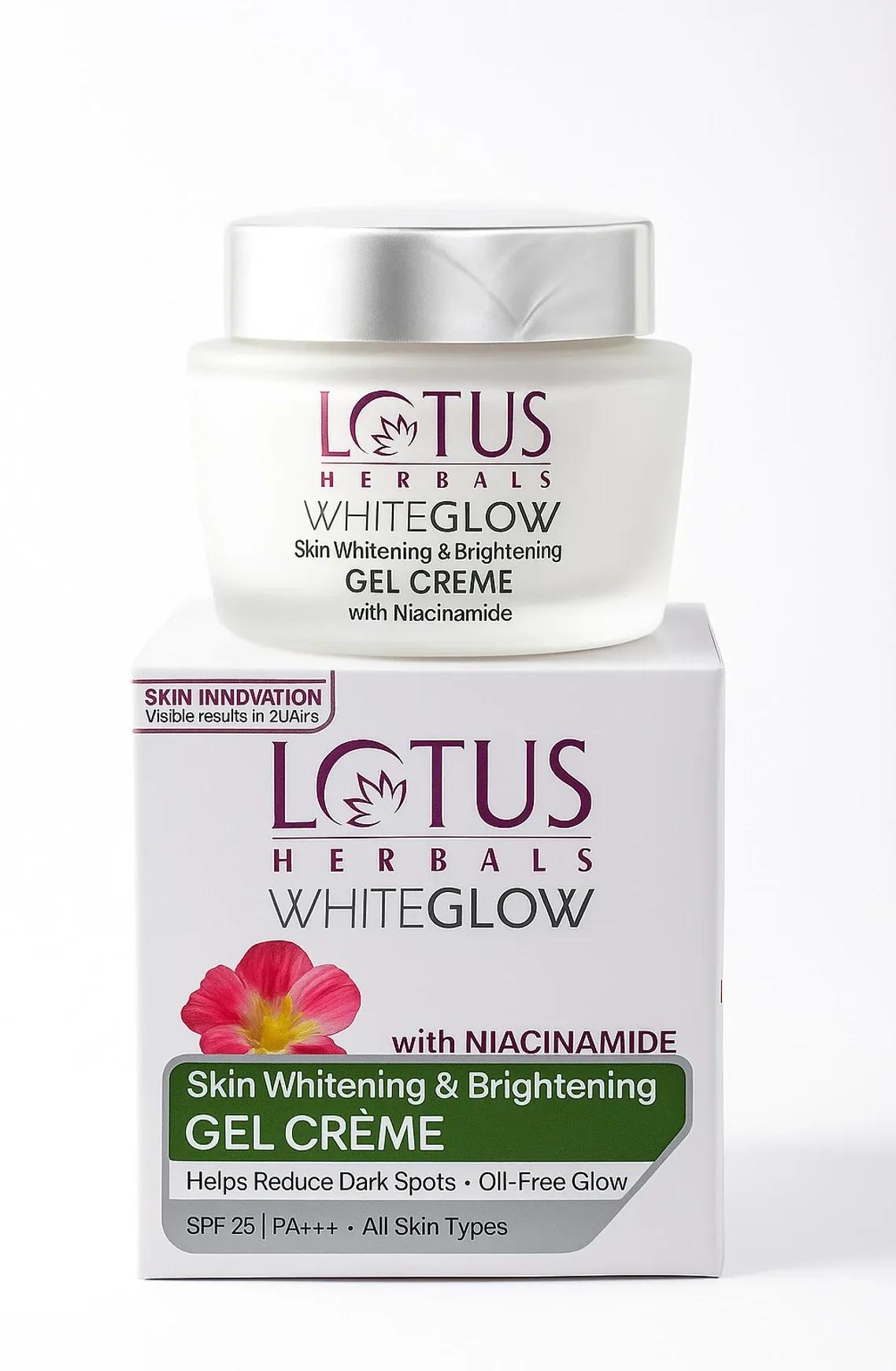 LOTUS HERBALS WhiteGlow skin whitening Brightening Gel Creame (40 g)