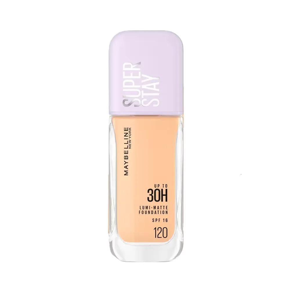 Maybelline New York Super Stay Lumi-Matte Liquid Foundation - 120, 30H Wear, Transfer Proof