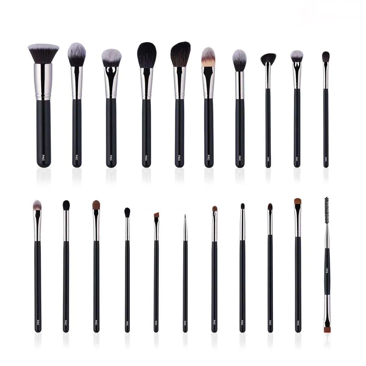 PAC Absolute Basics | Amateur & Beginner MUA Set Lightweight Ergonomic Handles Hard Case Brush Pouch