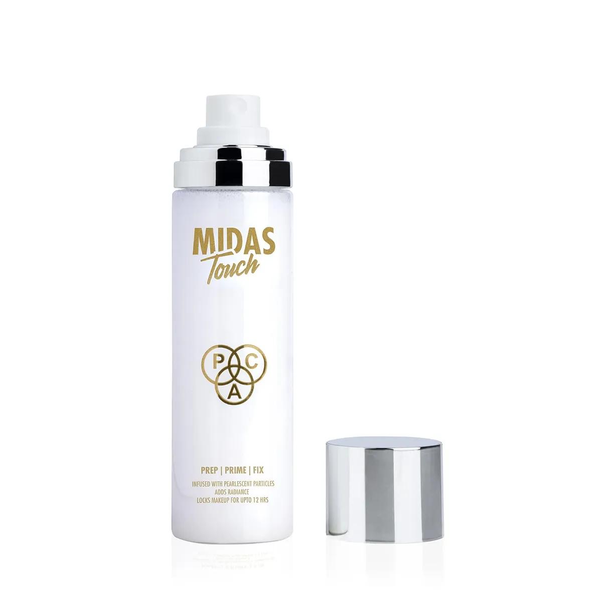 PAC Midas Touch Makeup Fixer | Glow Setting Spray | Non | Sticky | Infused With Pearlescent Particles