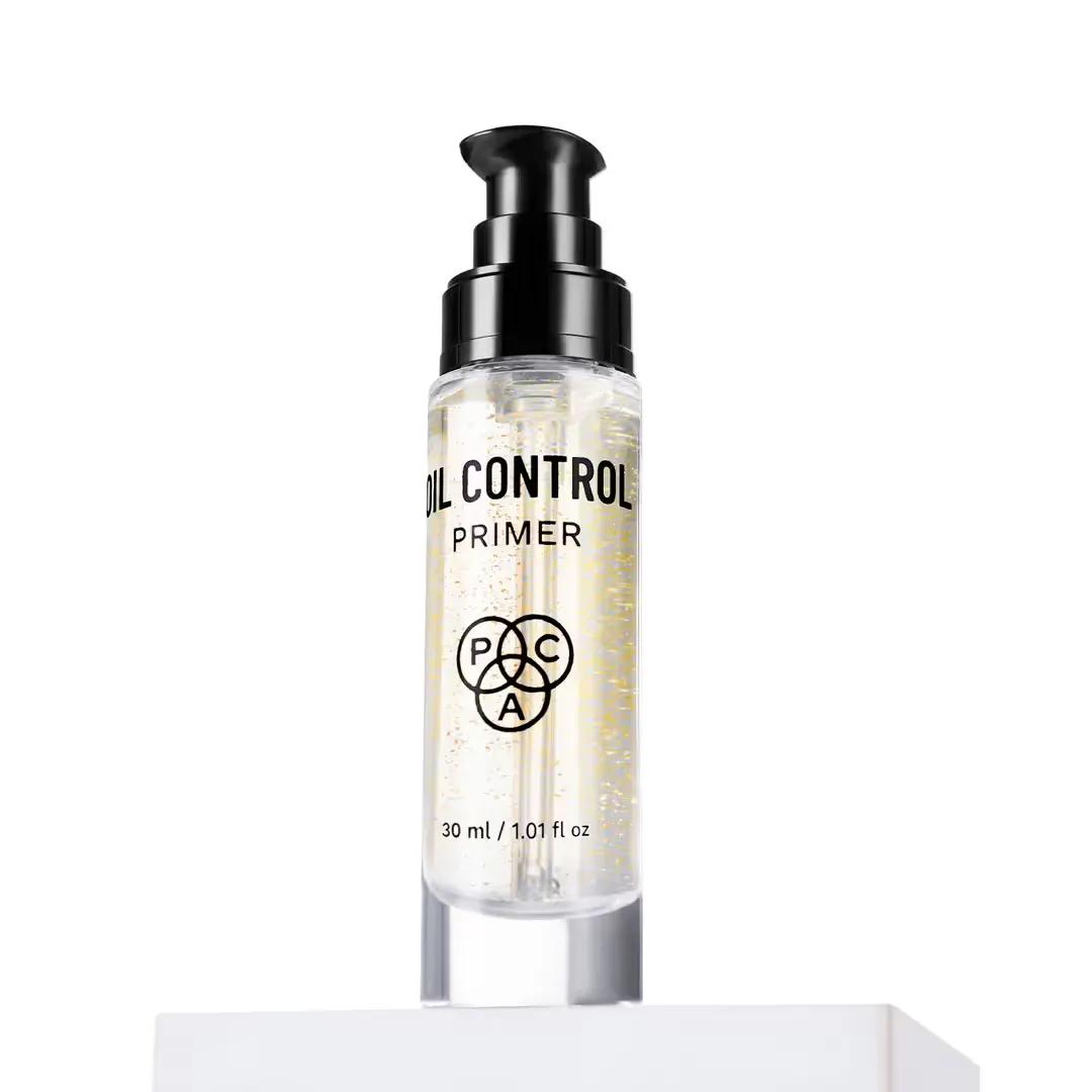 PAC Oil Control Primer - Infused with 24K Gold Leaf Extracts, Controls Oil & Shine Minimizes Pores