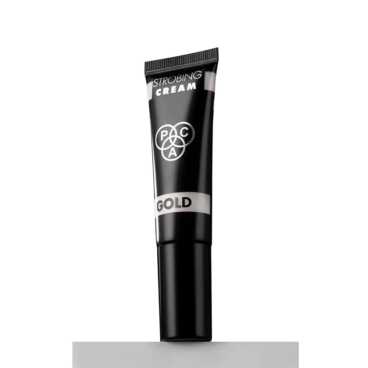 PAC Strobing Cream Gold - Ultra Fine Light Reflective Particles, Subtle Dewy Glow, Lightweight