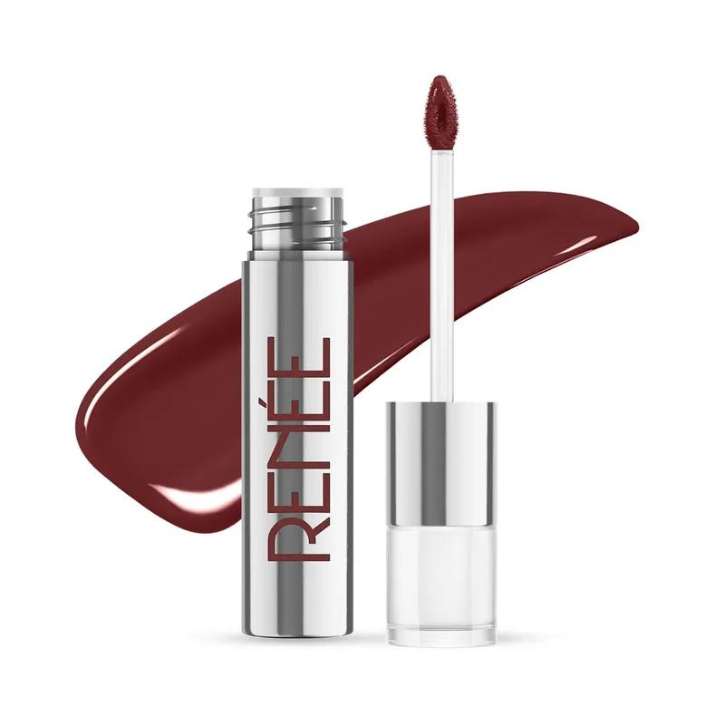 RENEE Gloss Stay Transfer-Proof Liquid Lip Color - Alice 3.5ml, Rich Intense Payoff High Pigment Super Glossy Finish, Waterproof, Smudge-proof, Lasts Up To 12 Hours, Enriched with Vitamin E & C
