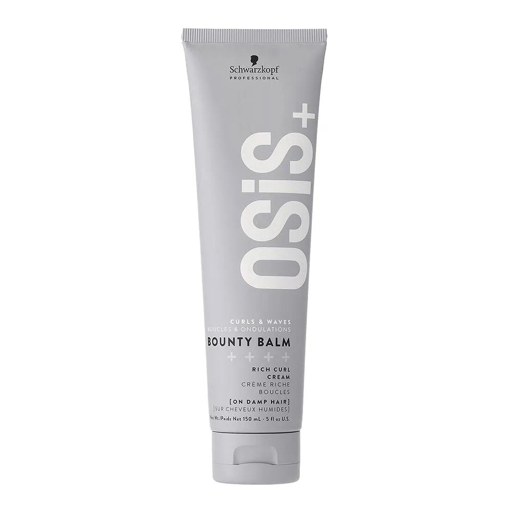 Schwarzkopf Professional OSiS+ Bounty Balm Rich Curl Cream For Taming and Enhanceing The Curly and Wavy Hair | Adds Shine & Softness With Glycerin, Red Algae, and Brown Algae Derivative - 150ml