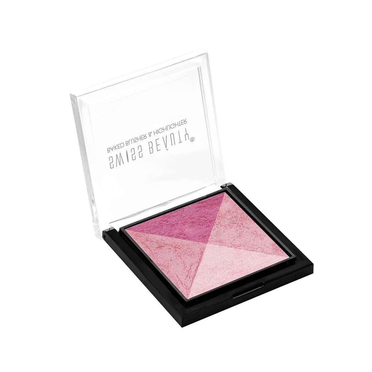 Swiss Beauty Baked Blusher & Highlighter - 04
