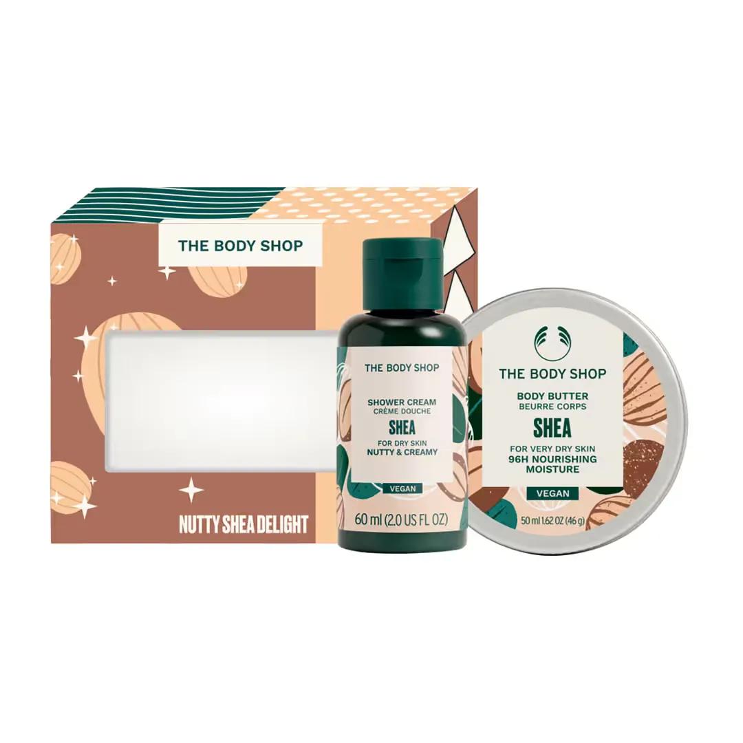 The Body Shop Shea Shower Cream and Body Butter Gift Set 1 Pack