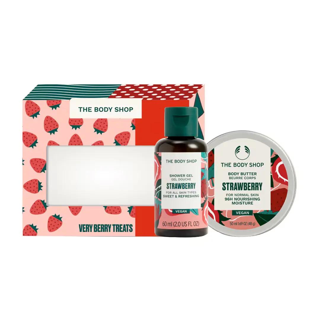 The Body Shop Strawberry Shower Gel And Body Butter Gift Box